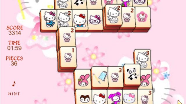 Hello Kitty Mahjong Screenshot