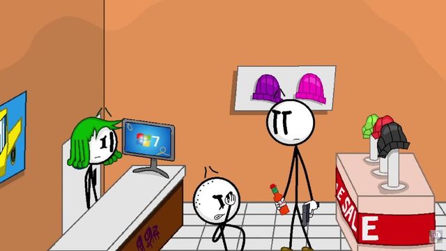 Henry Stickmin: Defending the Mall Screenshot