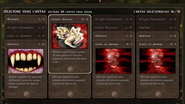 Heróis e Vampiros Screenshot