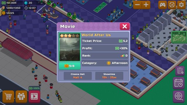 Idle Cinema Tycoon Screenshot