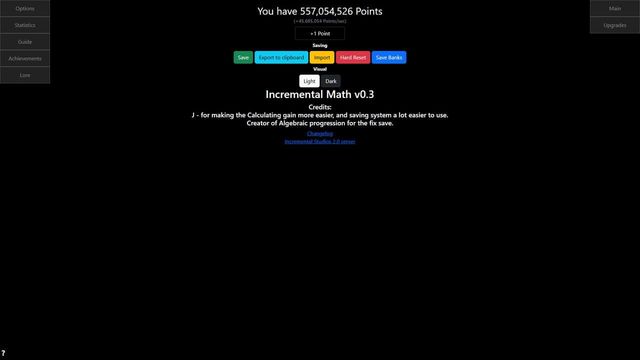 Incremental Math Screenshot