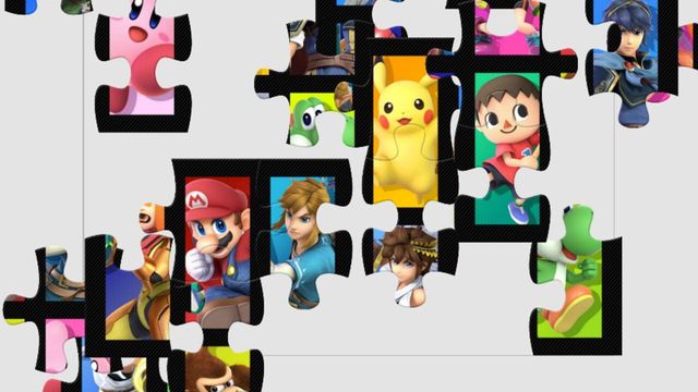 Jigsaw Jumble: Super Smash Bros. Ultimate Screenshot