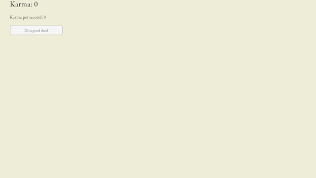 Karma Clicker Screenshot