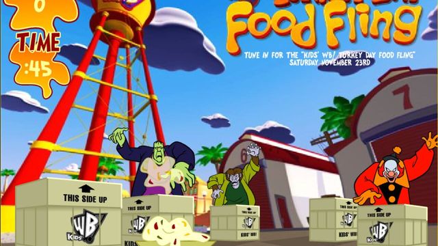 Kids' WB Turkey Day Food Fling Screenshot