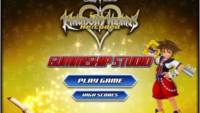 Kingdom Hearts Re:coded Gummiship Studio Screenshot