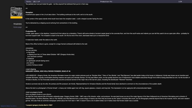 Kinophobia Screenshot