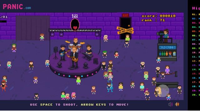 Kiss Cam Panic — Web Browser Game | Browser Craft