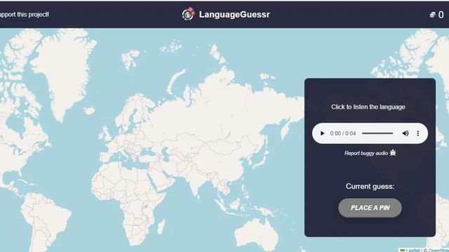 LanguageGuessr Screenshot