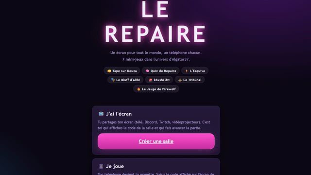 Le Repaire screenshot 2