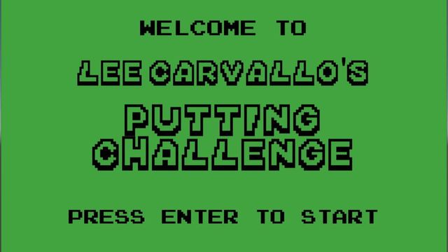 Lee Carvallo's Putting Challenge Screenshot