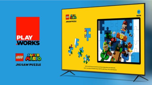 LEGO Super Mario Jigsaw Puzzle Screenshot