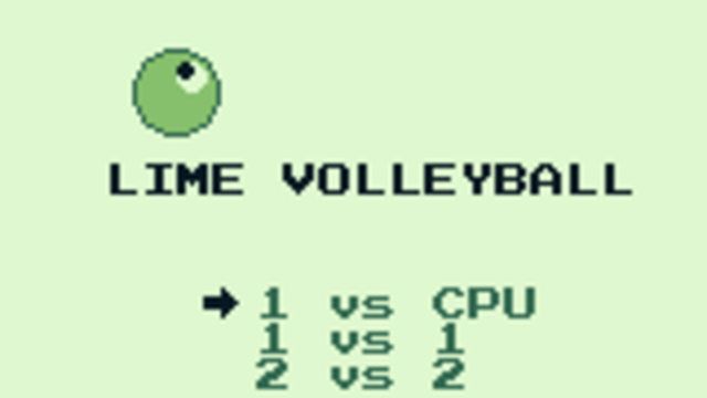 Lime Volleyball Screenshot