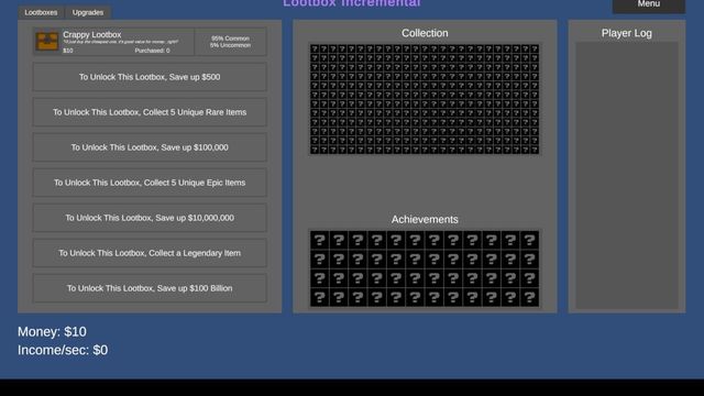 Lootbox Incremental Screenshot