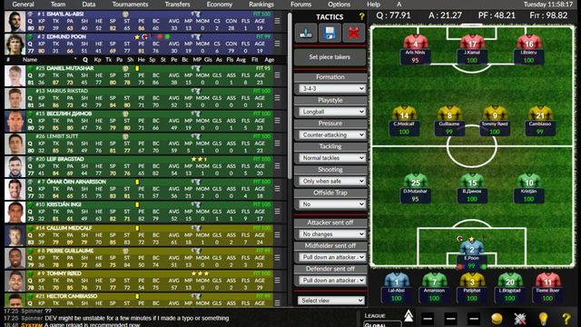 ManagerLeague Screenshot