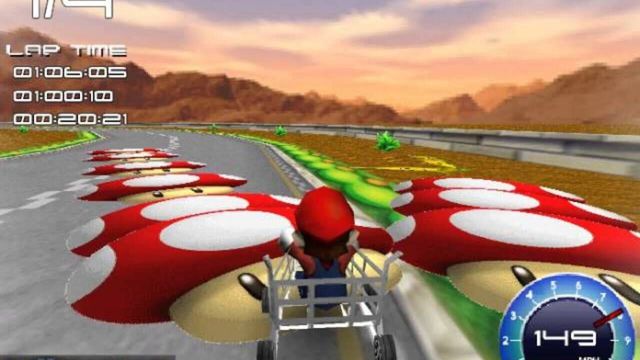 Mario Cart Screenshot