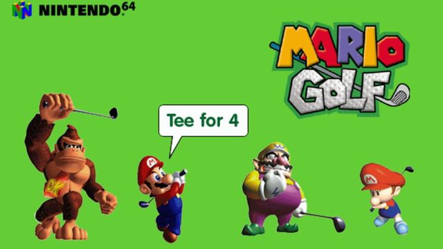 Mario Golf Screenshot