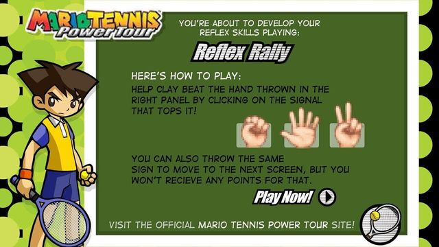 Mario Tennis: Power Tour - Reflex Rally screenshot 1