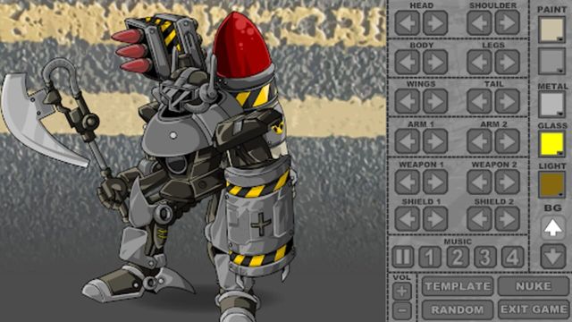 Mecha Dress Up Game screenshot 1