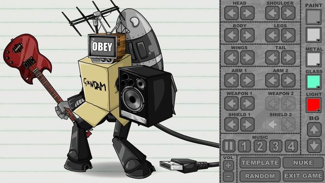 Mecha Dress Up Game screenshot 2