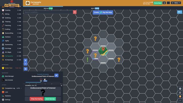 Melvor Idle: Atlas of Discovery Screenshot