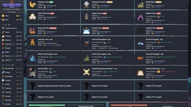 Melvor Idle: Throne of the Herald Screenshot