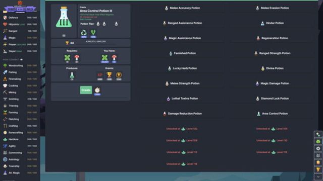 Melvor Idle: Throne of the Herald Screenshot