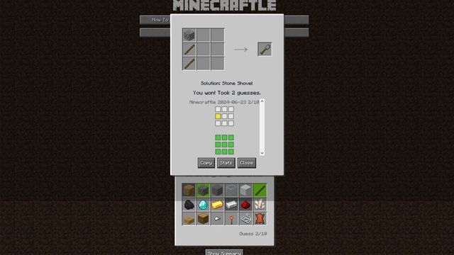 Minecraftle Screenshot