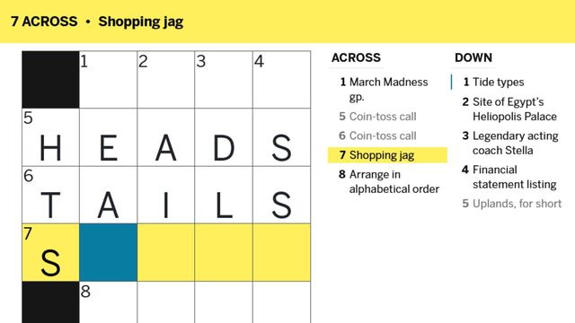 Mini Crossword screenshot 1
