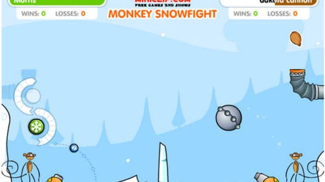 Monkey Snowfight Screenshot