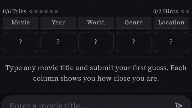 Moviedle Screenshot
