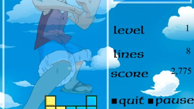 One Piece Tetris Screenshot