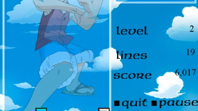 One Piece Tetris Screenshot