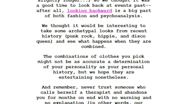 Paperdoll Psychology Screenshot