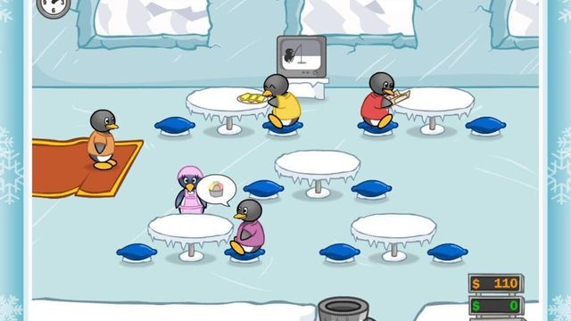 Penguin Diner: Restaurant Dash Screenshot