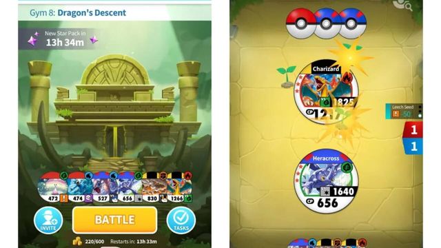 Pokémon Medallion Battle Screenshot