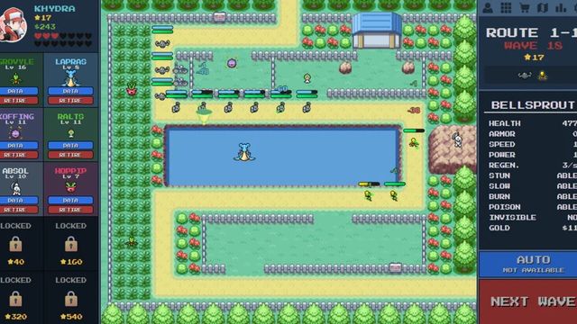 PokéPath TD Screenshot