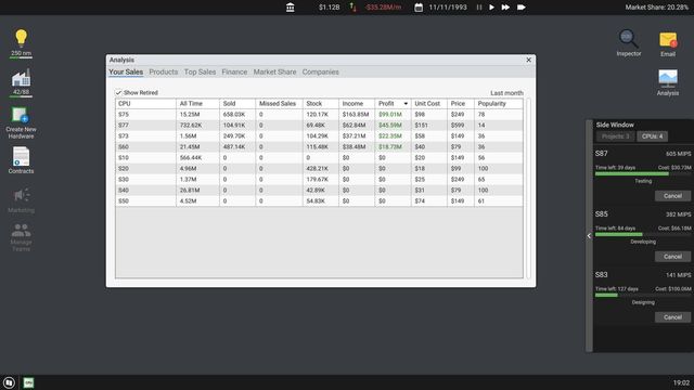 Processor Tycoon Screenshot