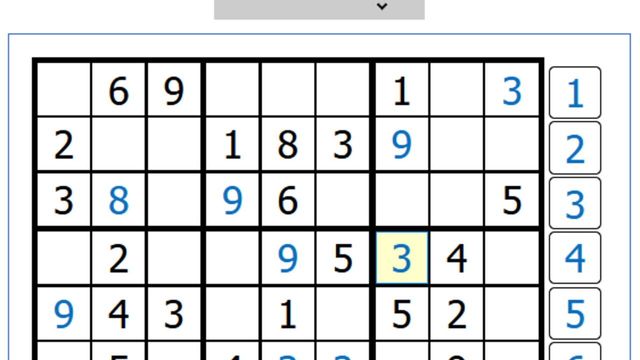 Puzzle Sudoku Screenshot