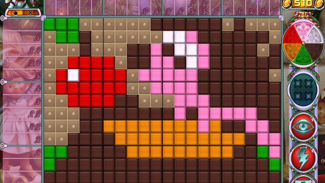 Rainbow Mosaics 10: Christmas Helper Screenshot