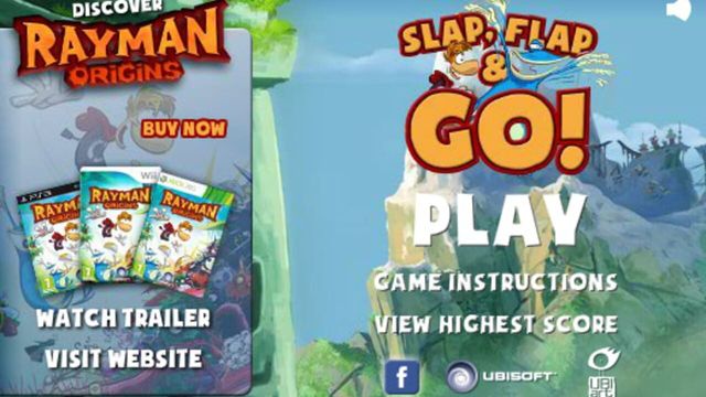 Rayman: Slap, Flap, and Go! Screenshot