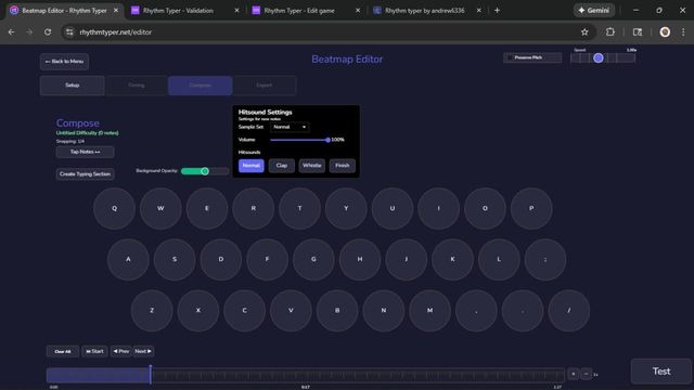Rhythm Typer Screenshot
