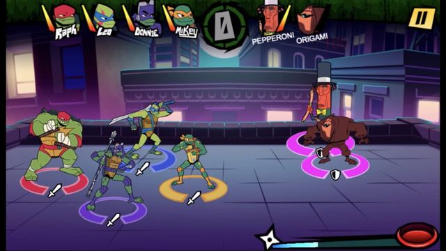 Rise of the Teenage Mutant Ninja Turtles: City Showdown Screenshot