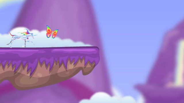 Robot Unicorn Attack Evolution Screenshot
