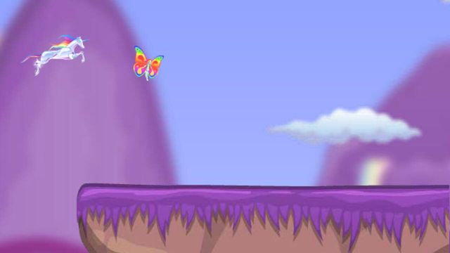 Robot Unicorn Attack Evolution Screenshot