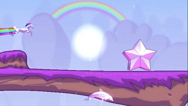 Robot Unicorn Attack Screenshot