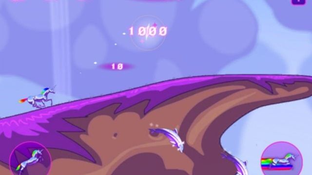 Robot Unicorn Attack Screenshot