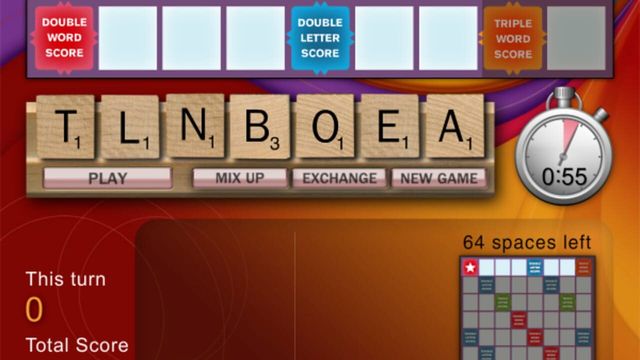 Scrabble Sprint Screenshot
