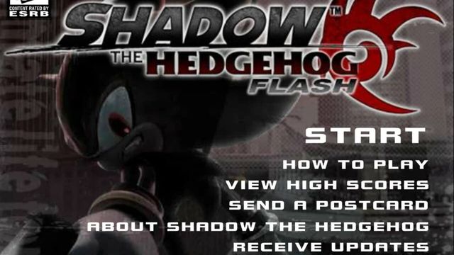 Shadow the Hedgehog Flash Screenshot