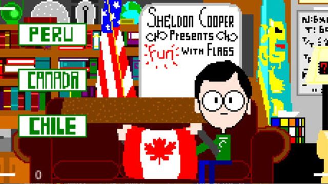 Sheldon Cooper Presents Fun with Flags Screenshot