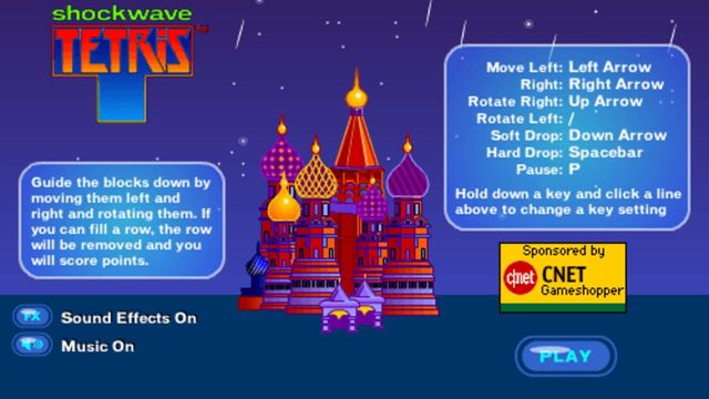 Shockwave Tetris screenshot 1